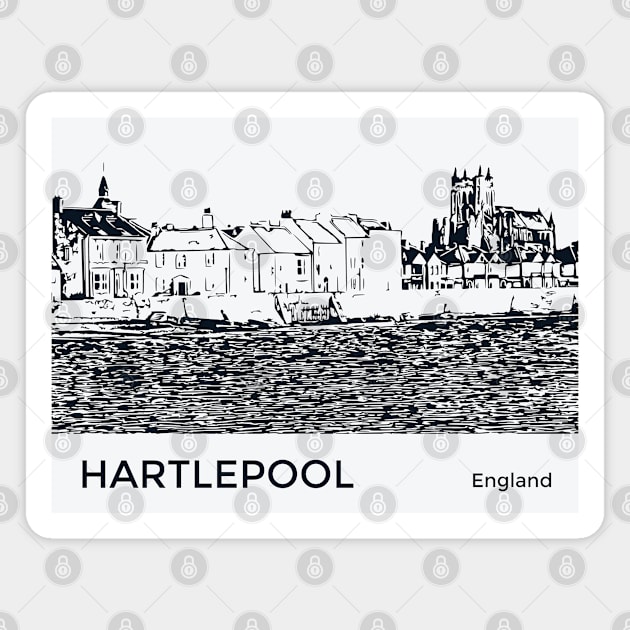 Hartlepool England Magnet by Lakeric